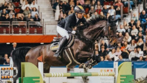 Hans-Thorben Rüder & „Courage“ siegreich im Championat von Münster (Foto: Instagram/ AGRAVIS Cup/Raiffeisen AG/D.Keller-Gehltomhol)