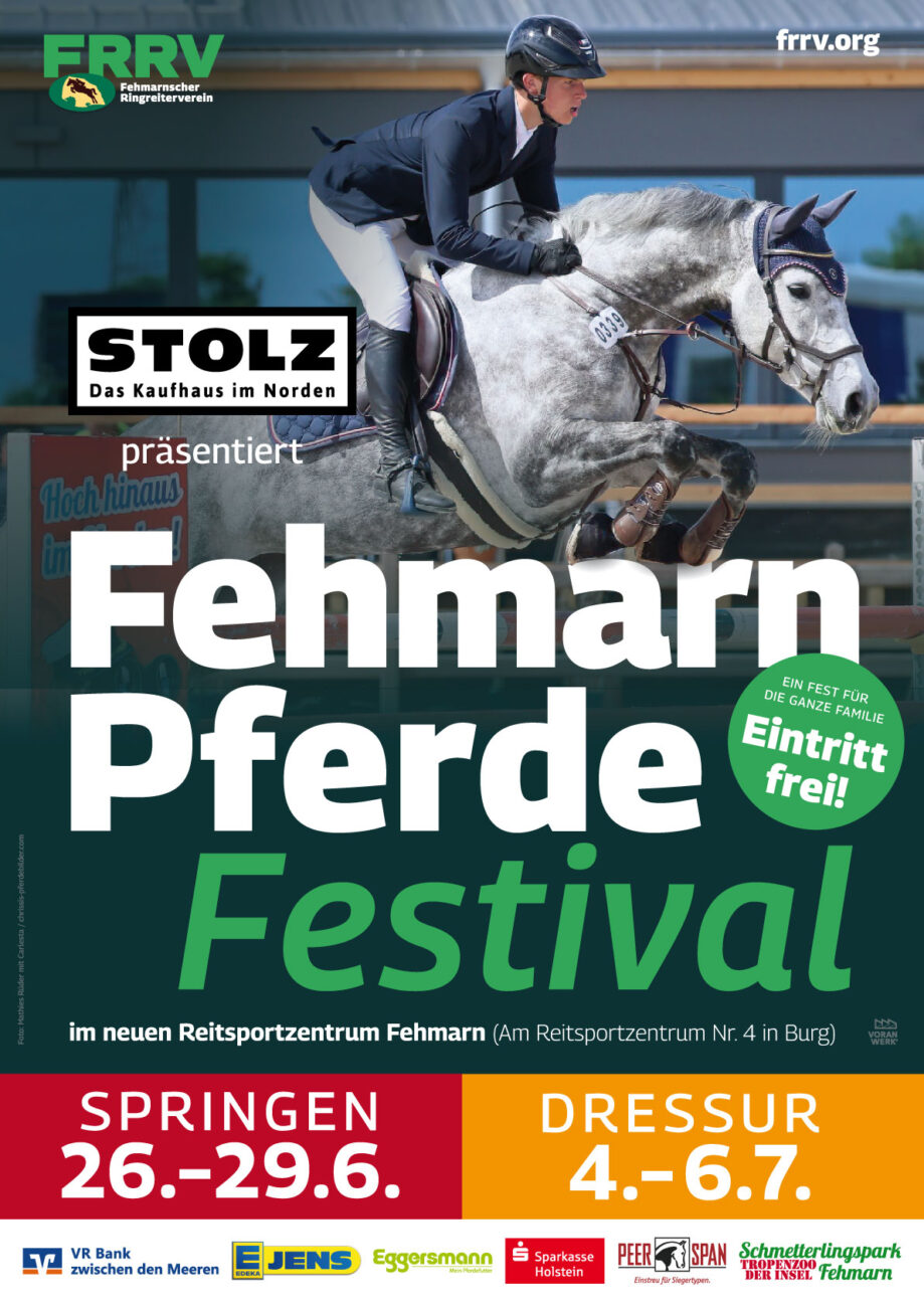 Plakat Fehmarn-Pferde-Festival 2025